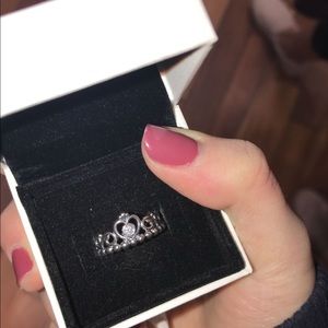 Pandora Princess Tiara Crown Ring